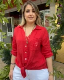 İtalyan Üretimi Keten Gömlek (38-44 Uyumlu)