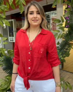 İtalyan Üretimi Keten Gömlek (38-44 Uyumlu)