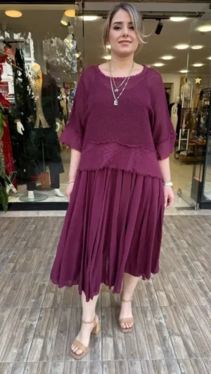 İTALYAN FİLELİ ELBİSE