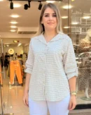 İtalyan Kareli Pamuk Gömlek