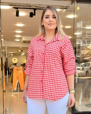 İtalyan Kareli Pamuk Gömlek İtalyan Kareli Pamuk Gömlek