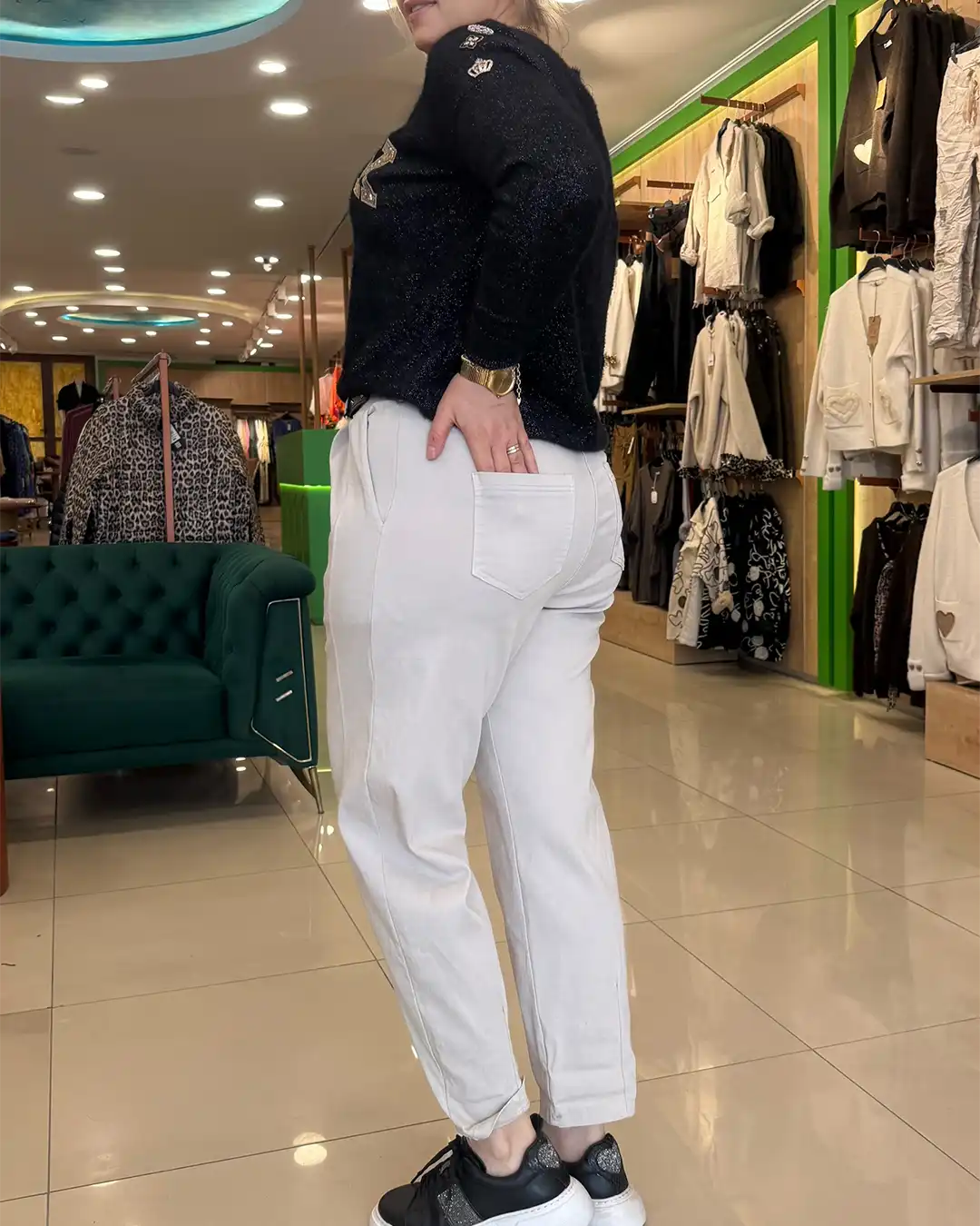 İtalyan Yüksek Bel Kemerli Full Likralı Pantolon İtalyan Yüksek Bel Kemerli Full Likralı Pantolon - Yeni Gelenler