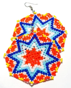 Mandala Kum Boncuk Küpe